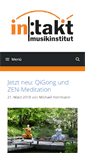 Mobile Screenshot of intakt-musikinstitut.de